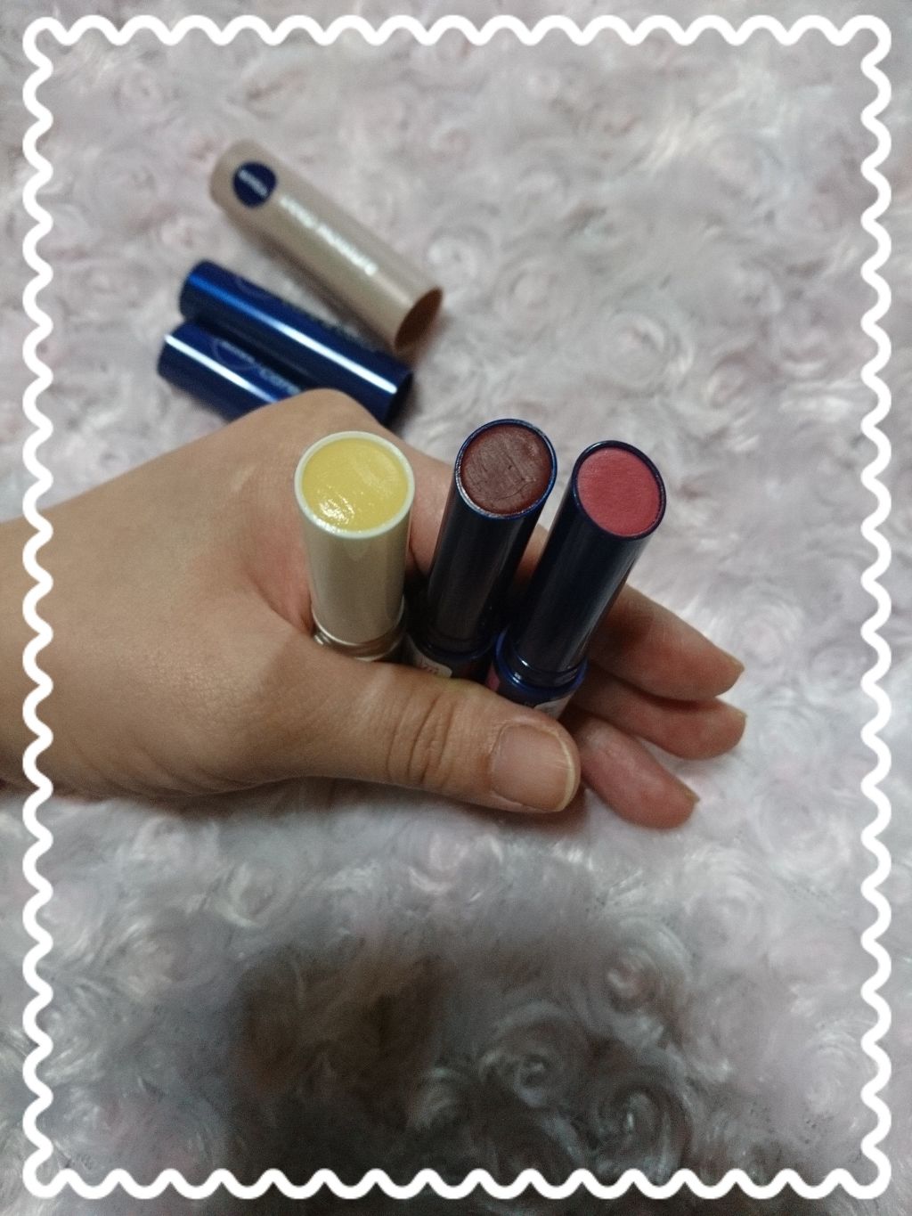 ニベア リッチケア＆カラーリップ/ニベア/リップクリームを使ったクチコミ（2枚目）