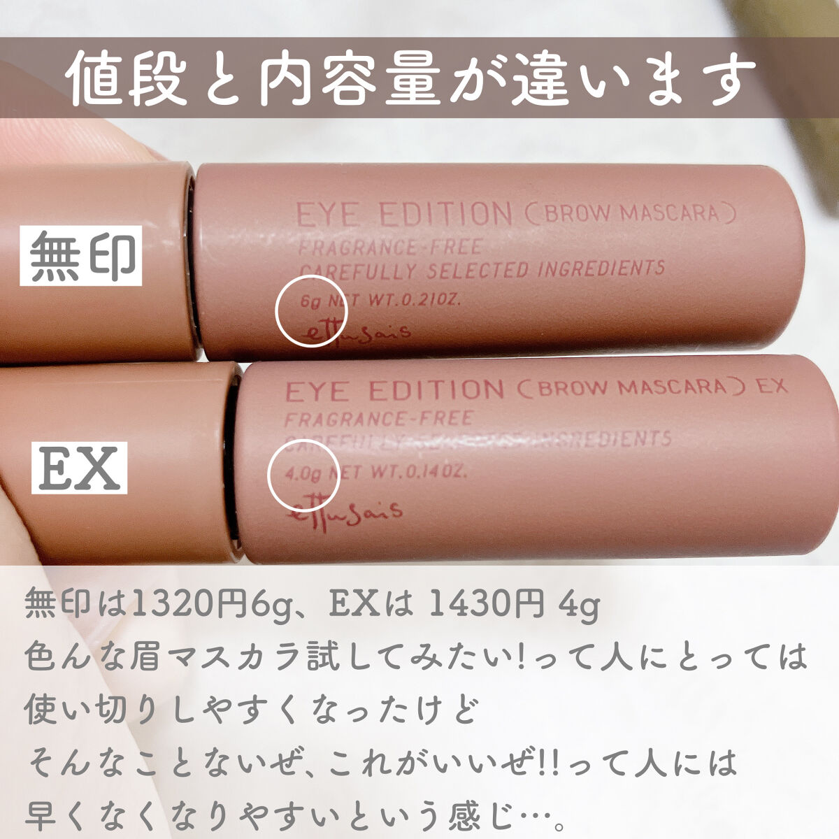 エテュセ アイエディション(ブロウマスカラ)/ettusais/眉マスカラを使ったクチコミ（3枚目）