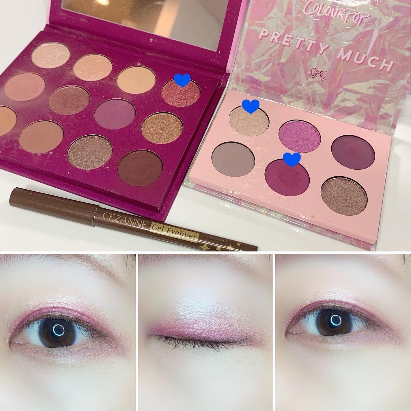 PRETTY MUCH/ColourPop/アイシャドウパレットを使ったクチコミ(1枚目)
