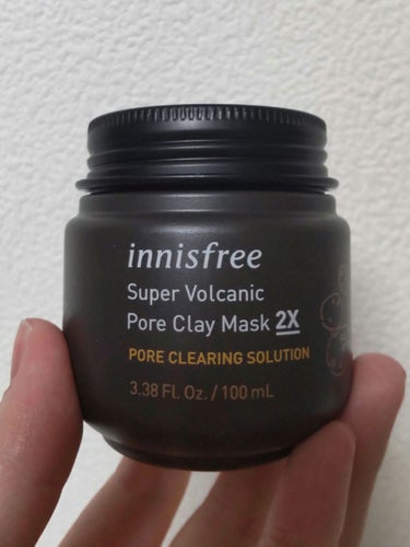 スーパーヴォルカニック　ポア　クレイマスク/innisfree/洗い流すパック・マスクを使ったクチコミ（2枚目）