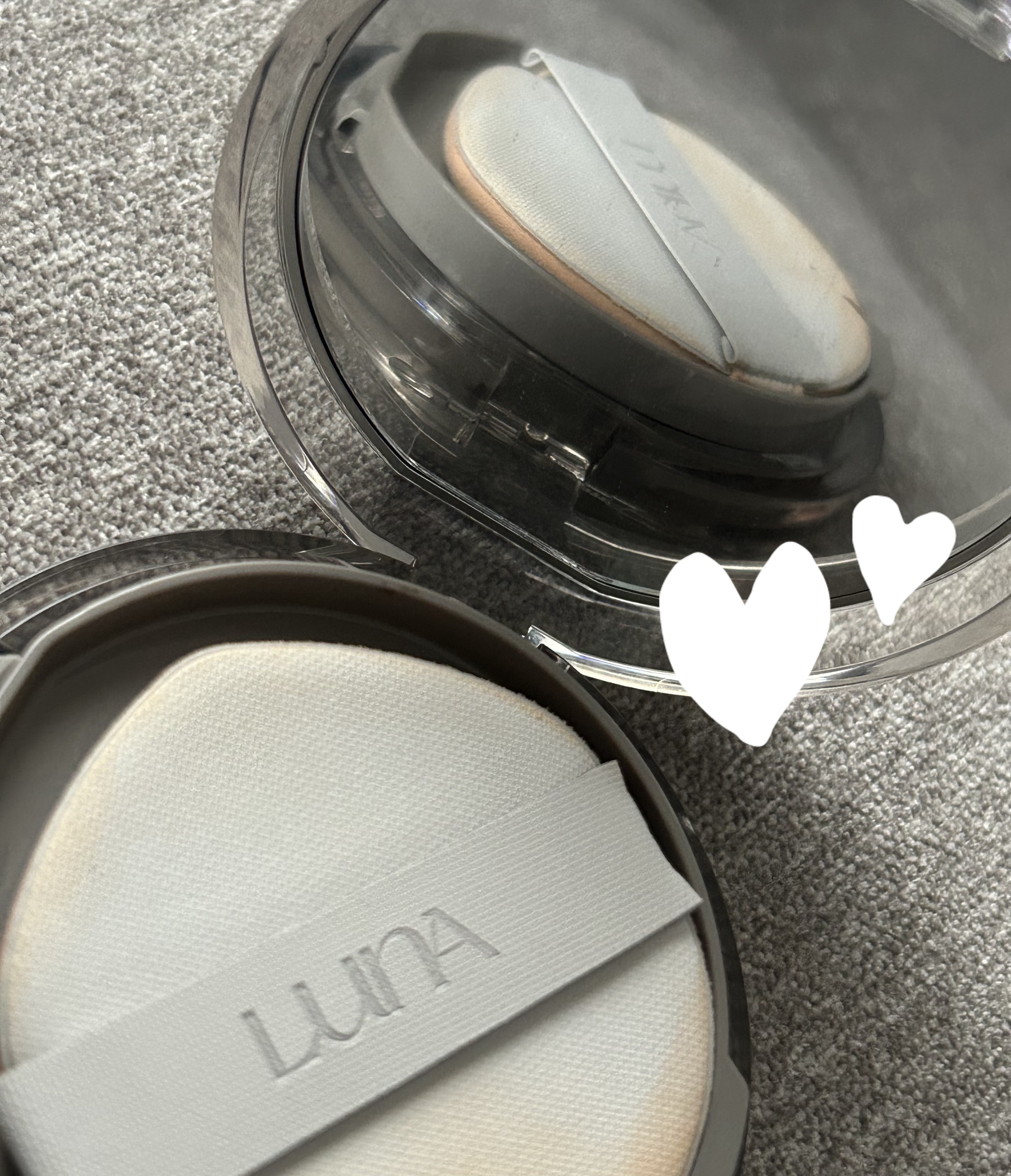 ブラーカバークッション/LUNA/クッションファンデーションを使ったクチコミ（2枚目）