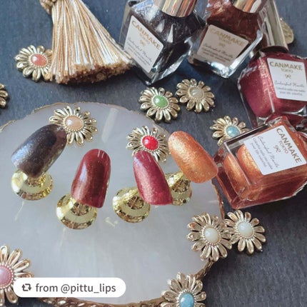 カラフルネイルズ/キャンメイク/マニキュアを使ったクチコミ(9枚目)