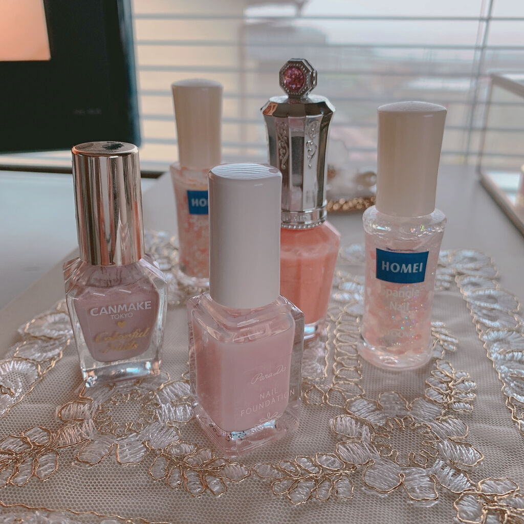 ネイルポリッシュ HM-4V 天使の恋占い/HOMEI/マニキュアを使ったクチコミ（1枚目）