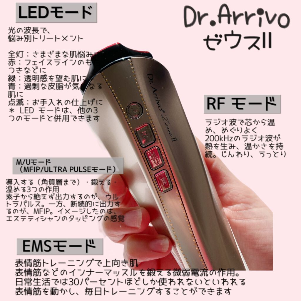 Dr.Arrivo ZeusII/ARTISTIC&CO./美顔器・マッサージを使ったクチコミ(2枚目)