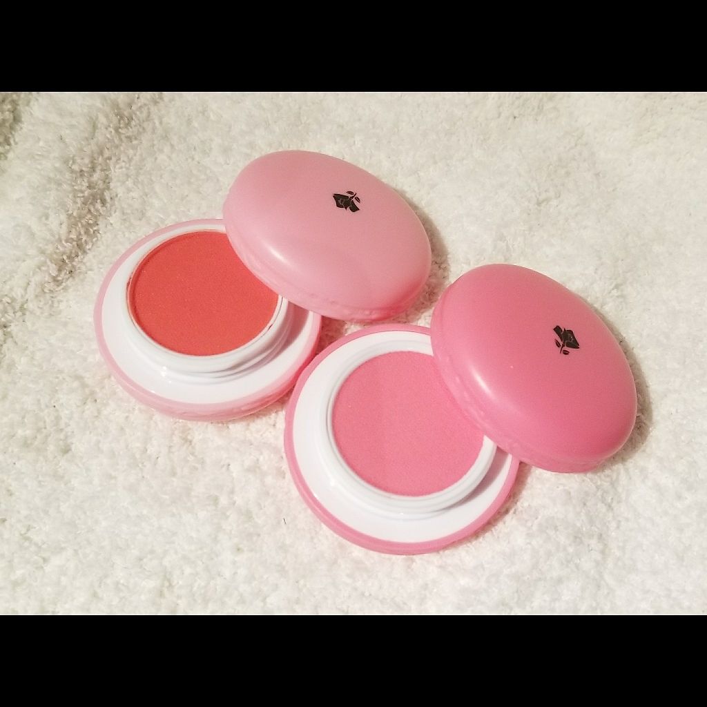 スウィートマカロン ブラッシュ&ブレンダー/LANCOME/ジェル・クリームチークを使ったクチコミ(2枚目)