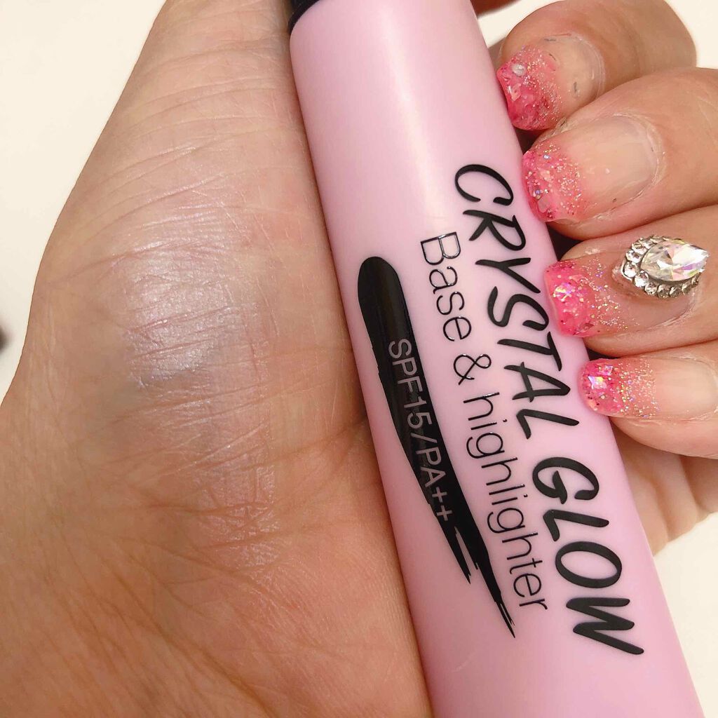 クリスタル グロウ ベース＆ハイライター/リンメル ロンドン/化粧下地を使ったクチコミ（2枚目）