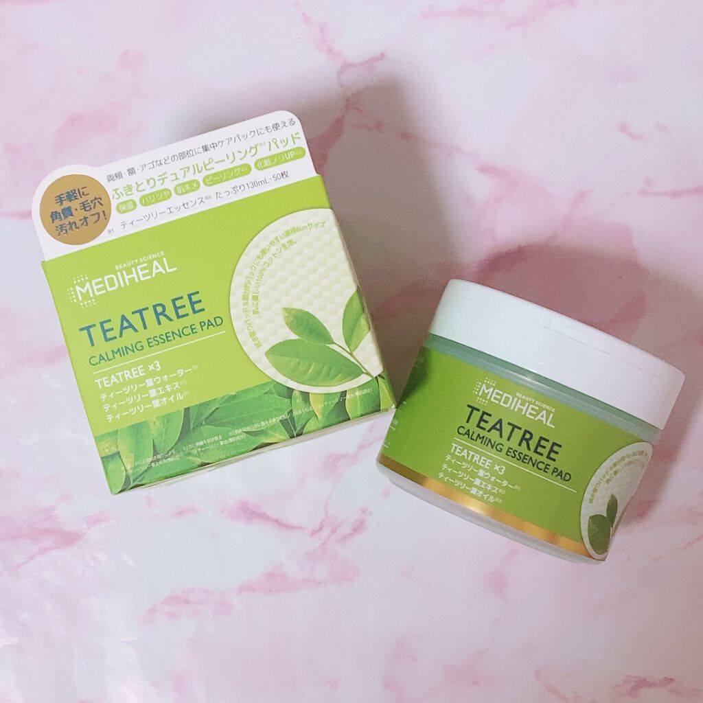 ティーツリーカーミングエッセンスパッド/MEDIHEAL/トナーパッドを使ったクチコミ(2枚目)