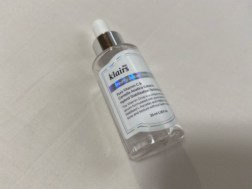 フレッシュリージュースドビタミンドロップ(35ml)/Klairs/美容液を使ったクチコミ（1枚目）