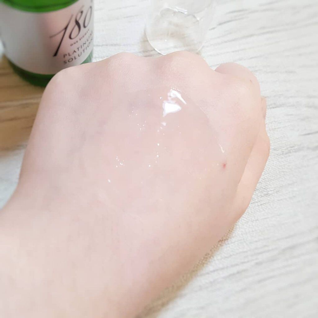 プラチナソリューション/180°(ワンエイティ)/美容液を使ったクチコミ(4枚目)