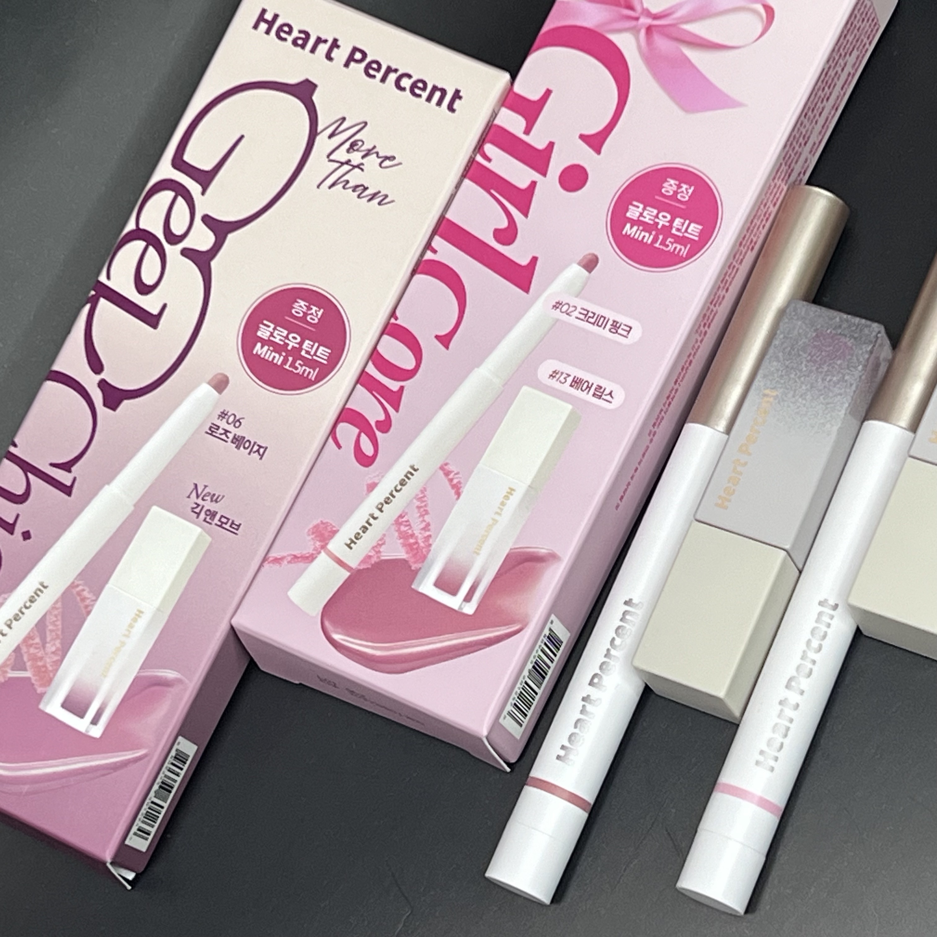 ドットオンムードピュアグロウティント 13 ベアリップス(Bare Lips)/Heart Percent/リップティントを使ったクチコミ（2枚目）