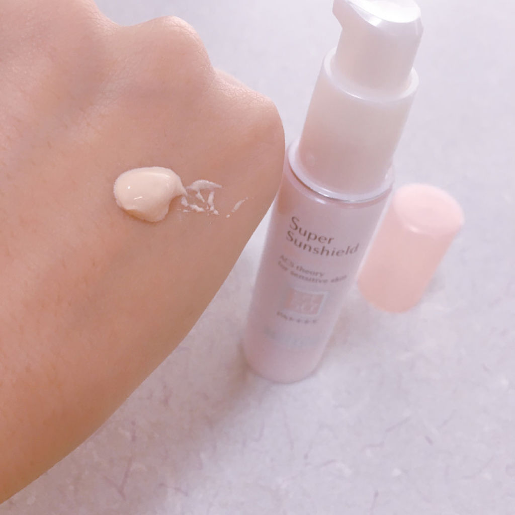 スーパーサンシールド ブライトフィット/ACSEINE/日焼け止めミルクを使ったクチコミ（2枚目）