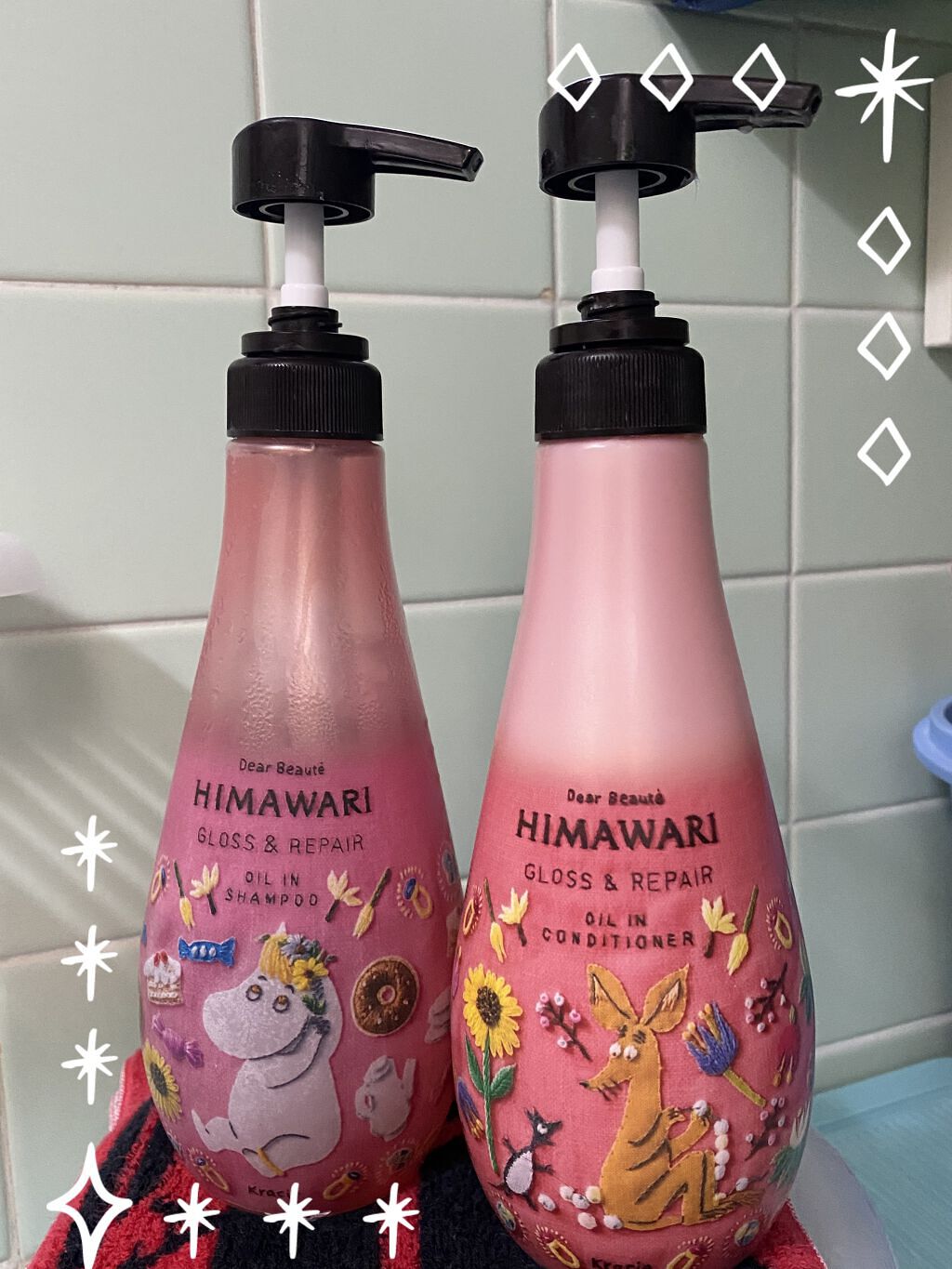 オイルインシャンプー／オイルインコンディショナー (グロス＆リペア)/ディアボーテ/市販シャンプーを使ったクチコミ（1枚目）