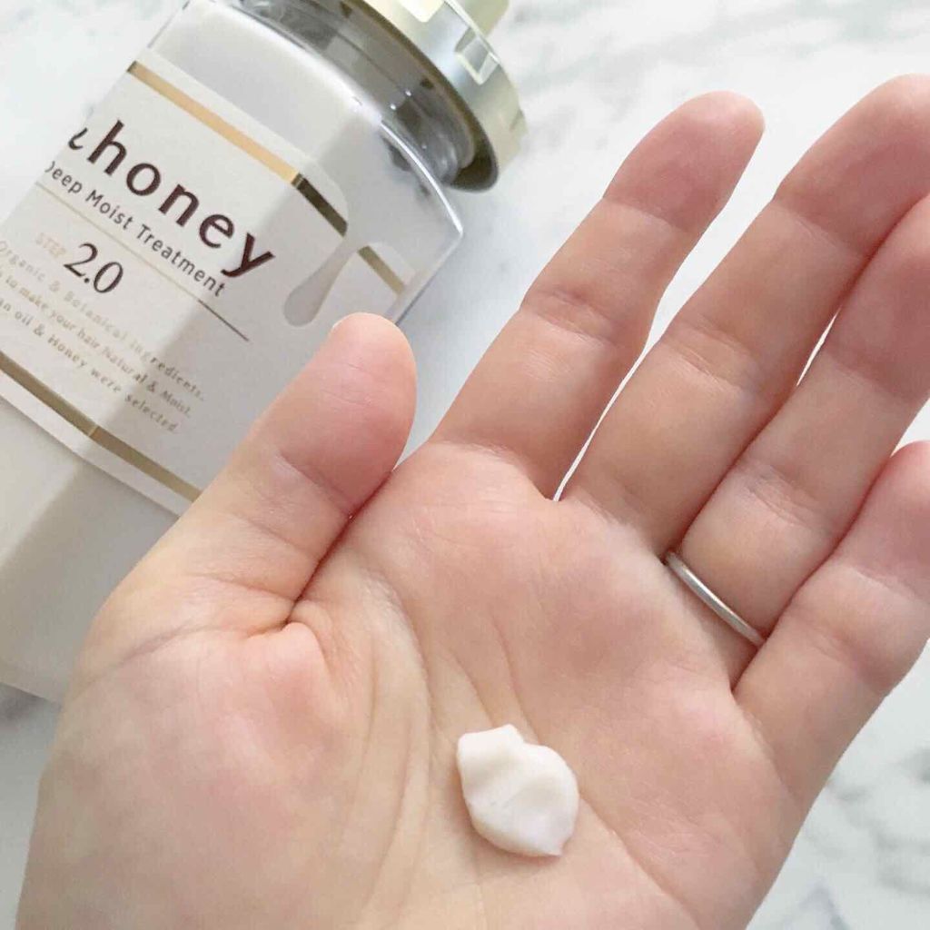 ディープモイスト シャンプー1.0／ヘアトリートメント2.0/&honey/市販シャンプーを使ったクチコミ（3枚目）