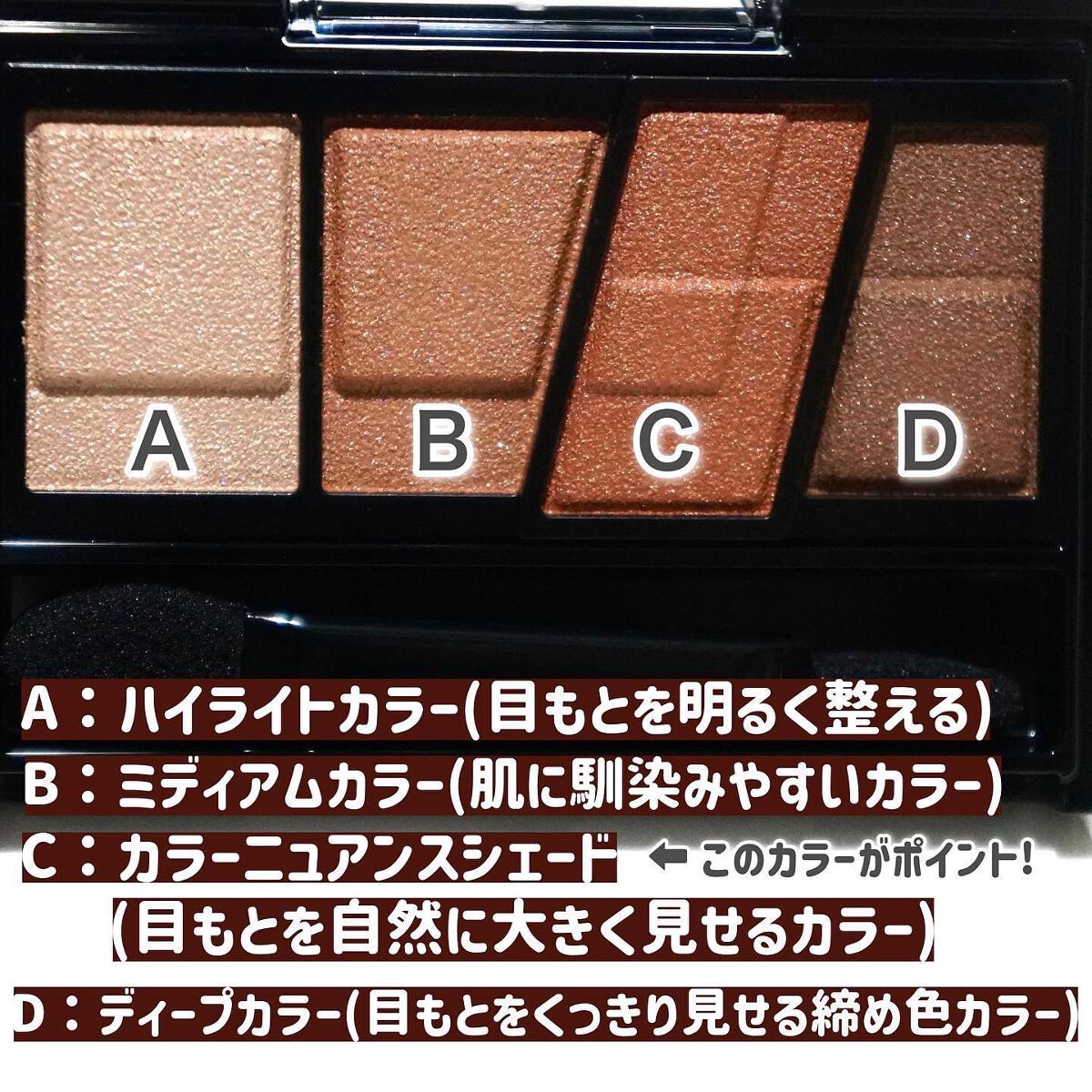 デザイニングブラウンアイズ/KATE/アイシャドウパレットを使ったクチコミ（3枚目）