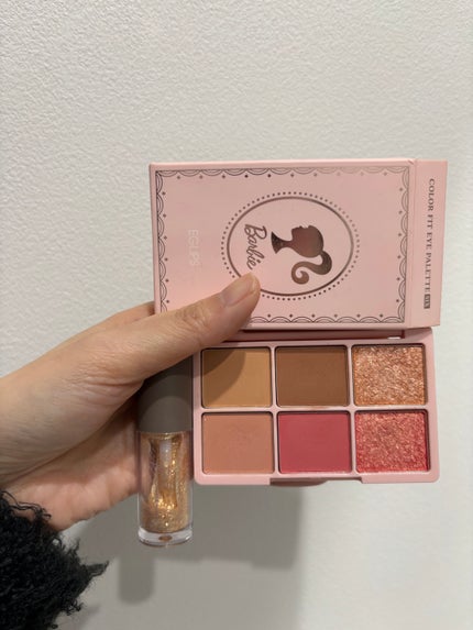 COLOR FIT EYE PALETT (SIX) /Barbie×EGLIPS /アイシャドウパレットを使ったクチコミ(1枚目)