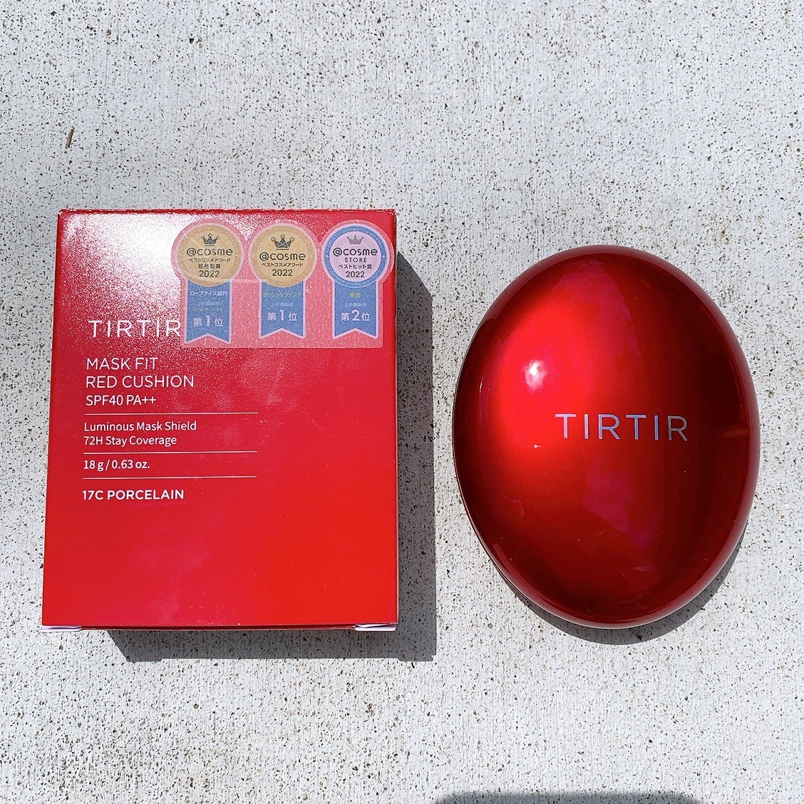 マスク フィット レッド クッション/TIRTIR(ティルティル)/クッションファンデーションを使ったクチコミ(2枚目)