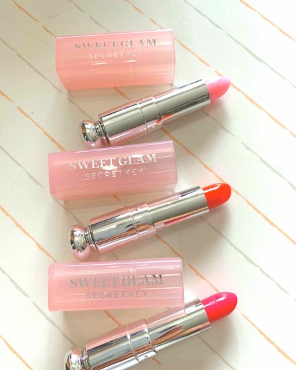 SWEET GLAM TINT GLOW/SECRET KEY/口紅を使ったクチコミ(2枚目)