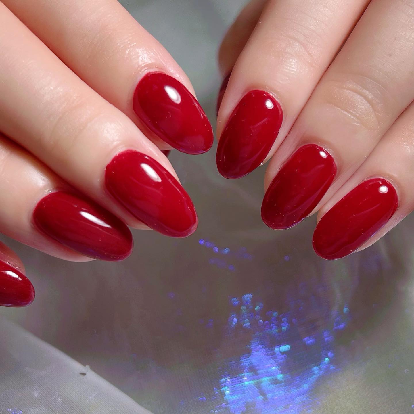 つやつやBordeaux⠀
⠀
@kyarypappa ちゃん⠀
#nail #nails #nailart #ネイル #美甲 #ネイルアート  #japanesenailart #manucure #japanesenails #mani