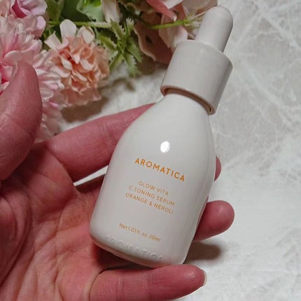 グロービタCトーニングセラム/AROMATICA/美容液を使ったクチコミ(2枚目)