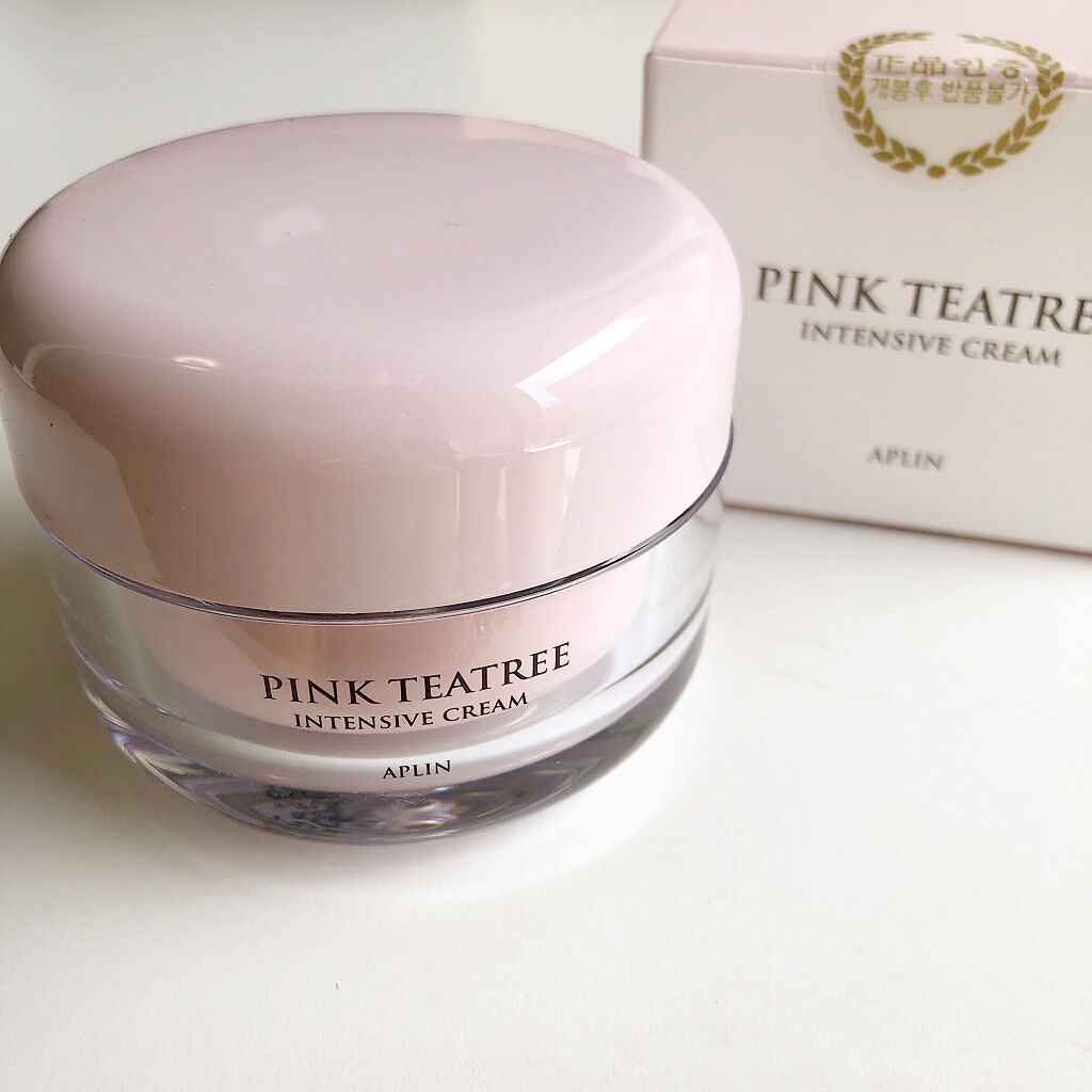 ピンクティーツリークリーム/APLIN/フェイスクリームを使ったクチコミ（1枚目）