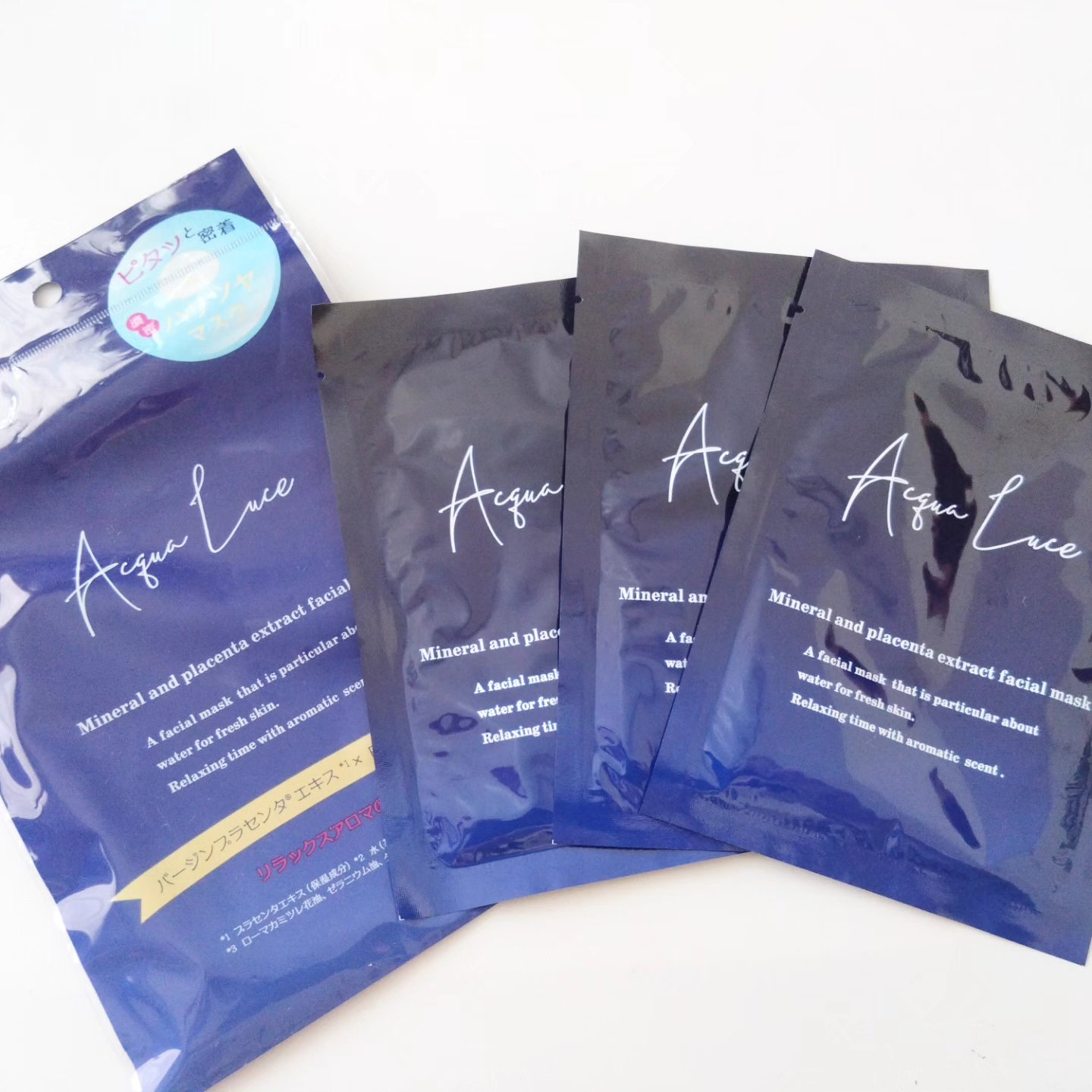 Acqua Luce フェイシャルマスク/日田天領水/シートマスク・パックを使ったクチコミ（3枚目）