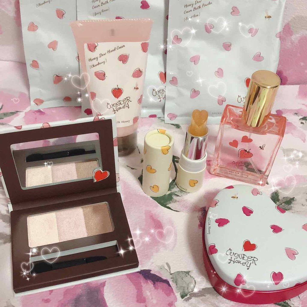 ワンダーハニー 恋するピュアアイズ やさしく見つめて/VECUA Honey/アイシャドウパレットを使ったクチコミ(1枚目)