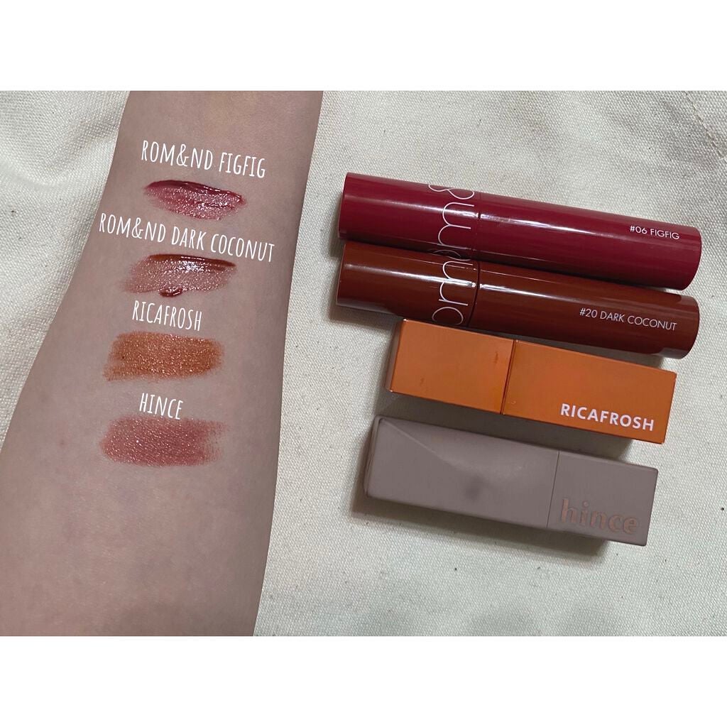 ジューシーラスティングティント/rom&nd/リップティントを使ったクチコミ(2枚目)