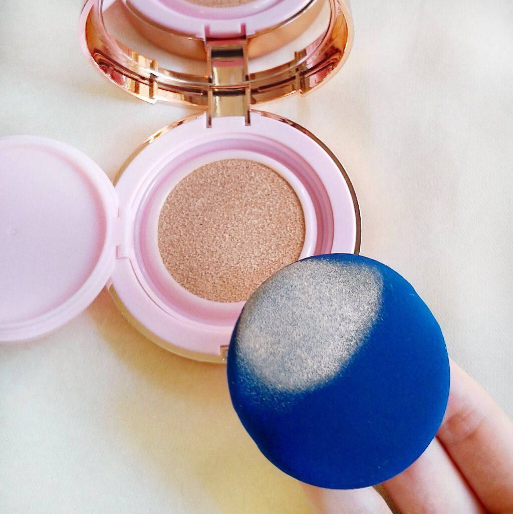 ピンクティーツリーカバークッション/APLIN/クッションファンデーションを使ったクチコミ(8枚目)