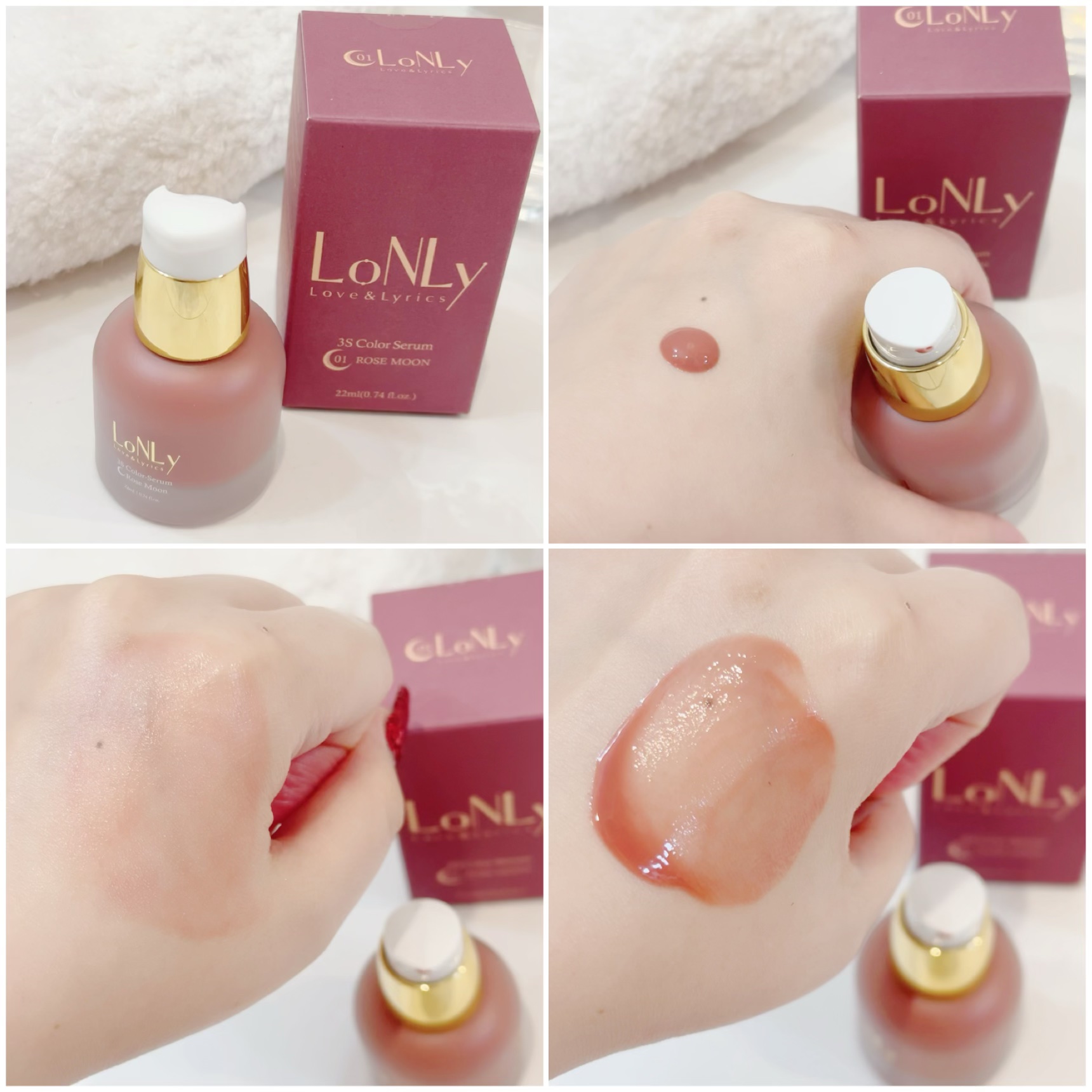 3S カラーセラム/LoNLy /リキッドチークを使ったクチコミ（2枚目）