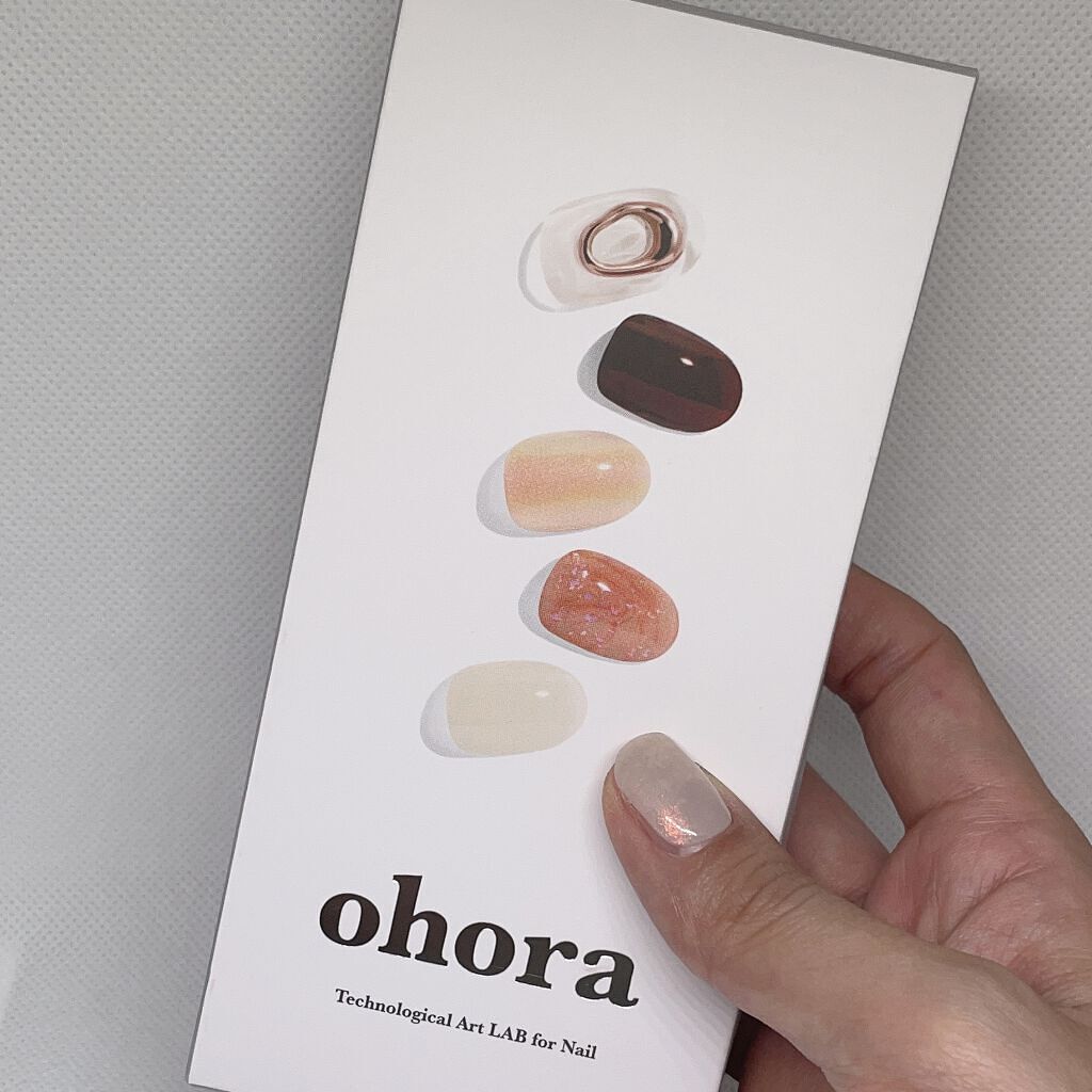 セミキュアジェルネイル（ハンド）/ohora/ネイルシールを使ったクチコミ（2枚目）