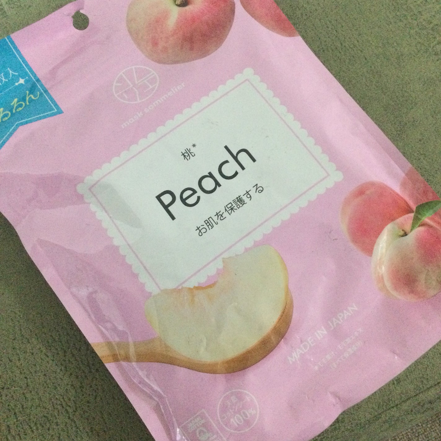 マスクソムリエ 桃/ジャパンギャルズ/シートマスク・パックを使ったクチコミ(1枚目)