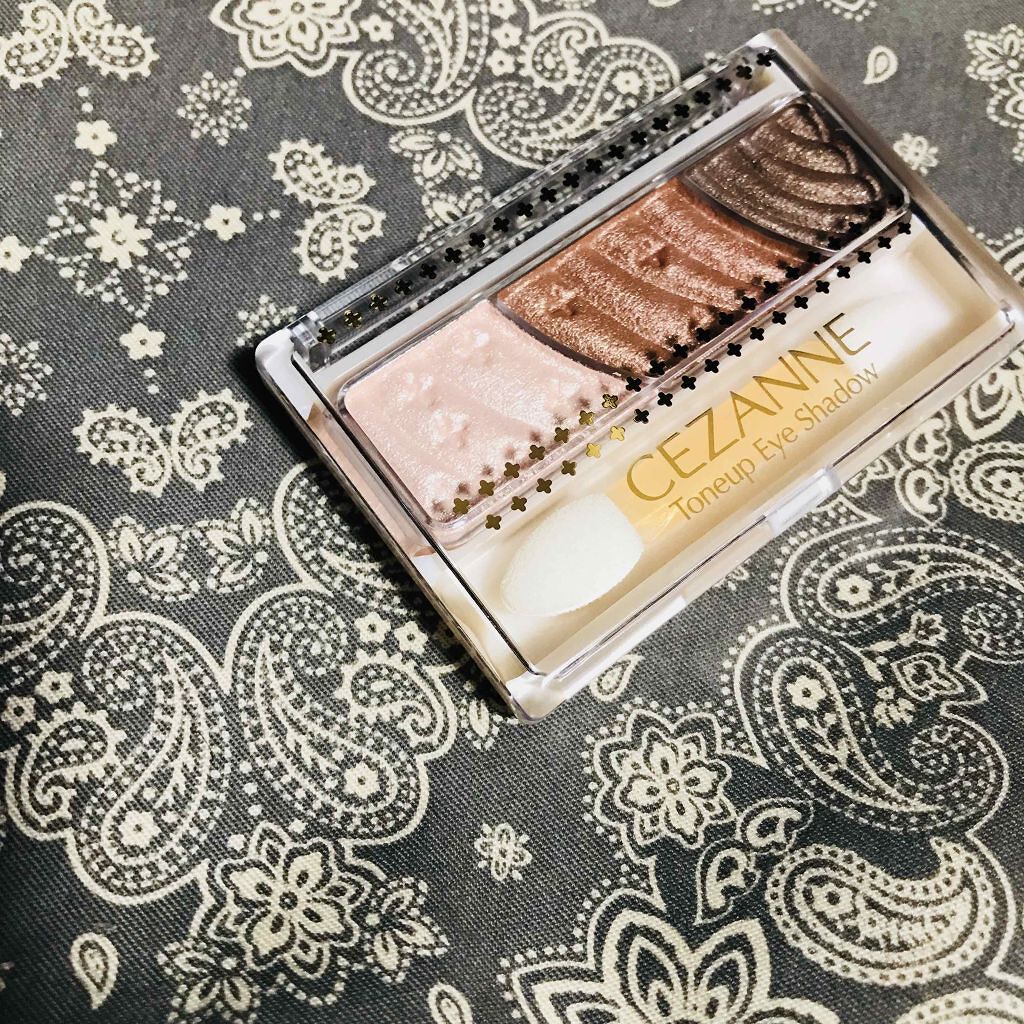 トーンアップアイシャドウ/CEZANNE/アイシャドウパレットを使ったクチコミ（1枚目）