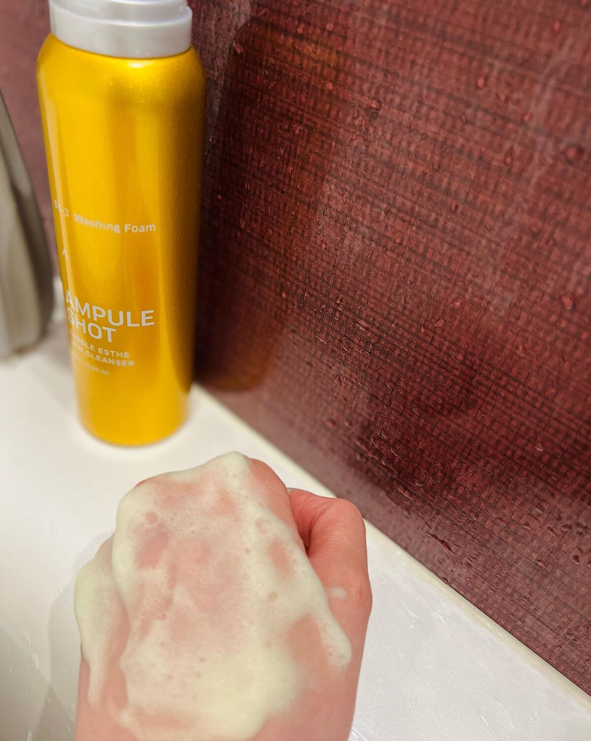 バブルエステ 炭酸洗顔フォーム/AMPULE SHOT/泡洗顔を使ったクチコミ（3枚目）