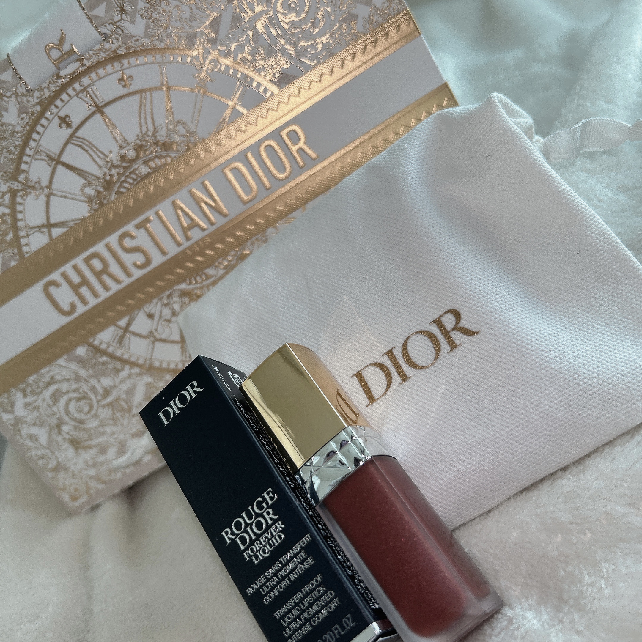 ルージュ ディオール フォーエヴァー リキッド/Dior/口紅を使ったクチコミ（2枚目）