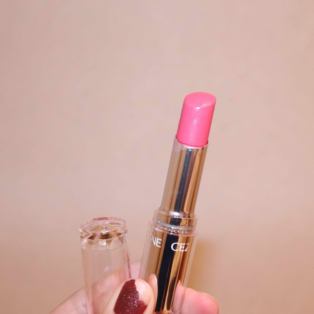 ラスティンググロスリップ/CEZANNE/口紅を使ったクチコミ（2枚目）