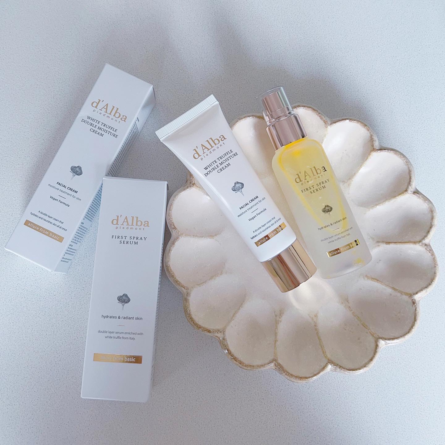 ダルバ ホワイトトリュフファーストスプレーセラム/ダルバ/ミスト状化粧水を使ったクチコミ（1枚目）