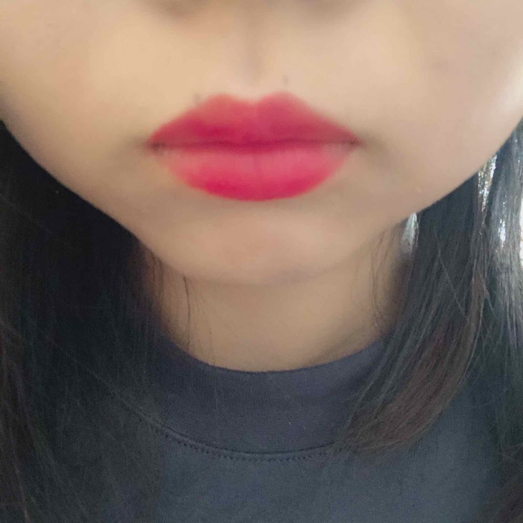 ラスティンググロスリップ/CEZANNE/口紅を使ったクチコミ（2枚目）