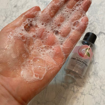 シャワージェル ピンクグレープフルーツ /THE BODY SHOP/ボディソープを使ったクチコミ(4枚目)