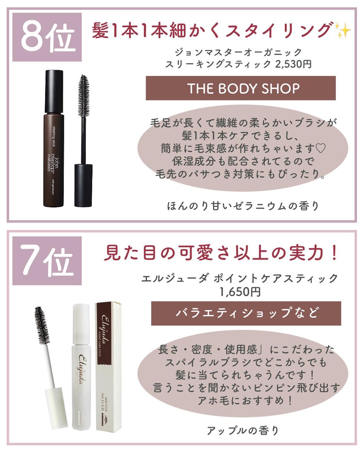 SS ビオリス ボタニカル ポイント ヘアスティック/SSビオリス/ヘアジェルを使ったクチコミ（2枚目）