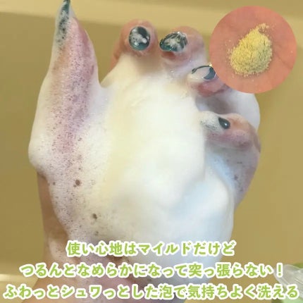 グリーンティー&エンザイムパウダーウォッシュ/By Wishtrend/洗顔パウダーを使ったクチコミ(3枚目)