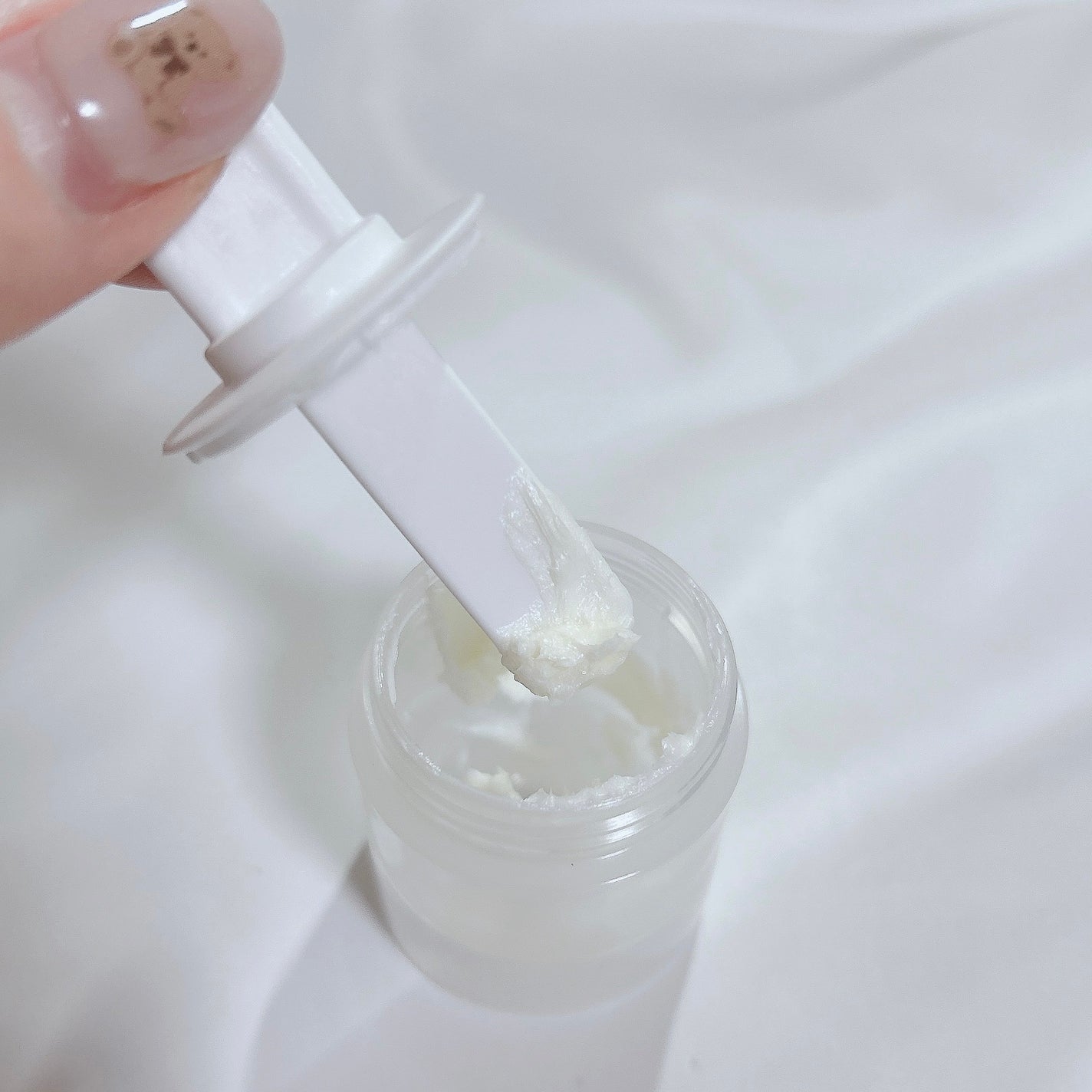 スパチュラ付きクリームケース/セリア/その他を使ったクチコミ(4枚目)