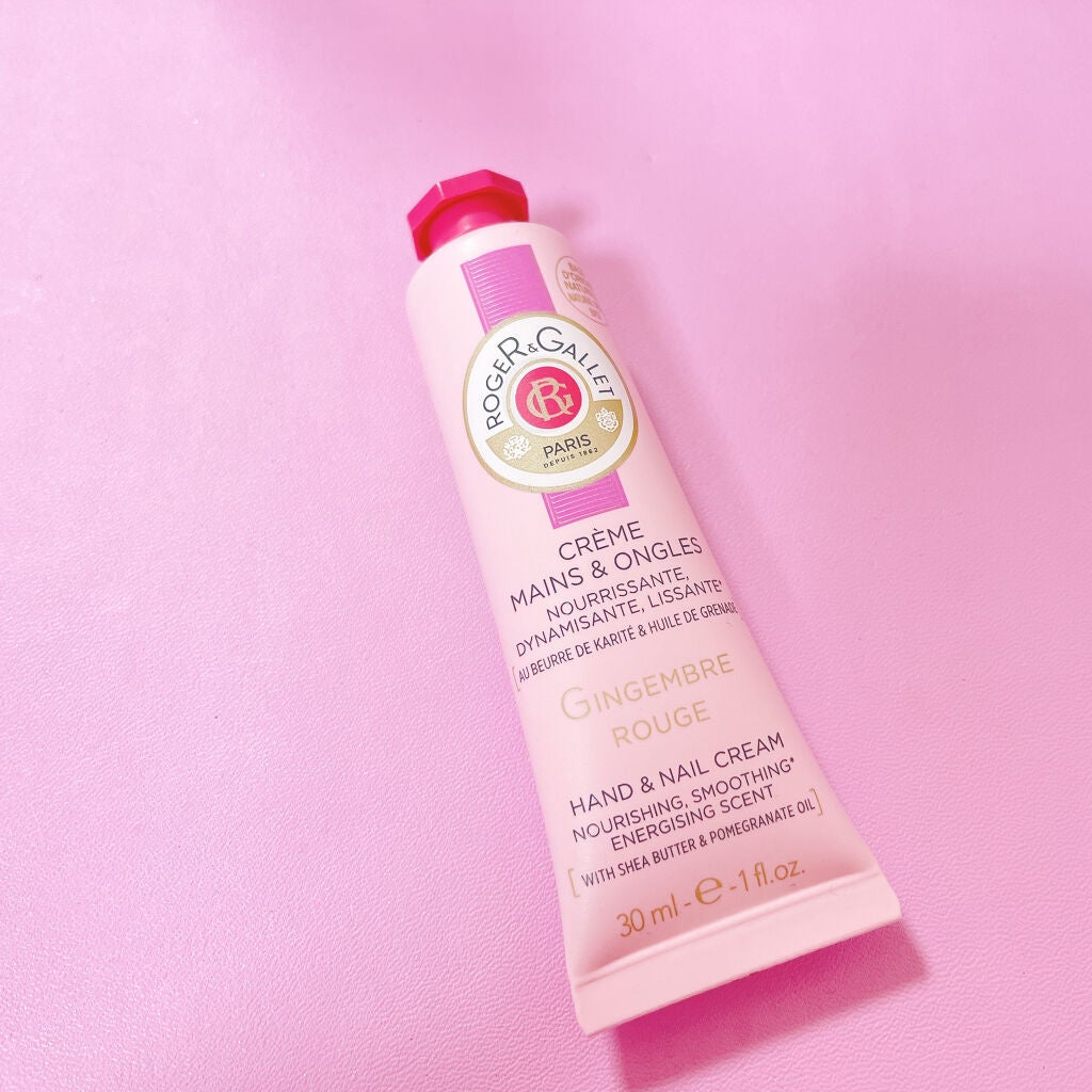 ジンジャールージュパフューム ハンドクリーム/ロジェ・ガレ/ハンドクリームを使ったクチコミ(1枚目)