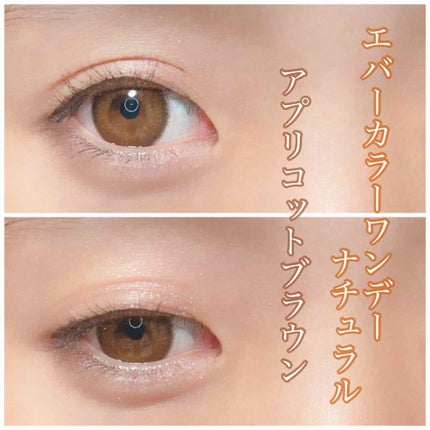 遥香 on LIPS 「目力UP!👀✨今回ご紹介するのは、【エバーカラーワンデーナチュ..」(1枚目)