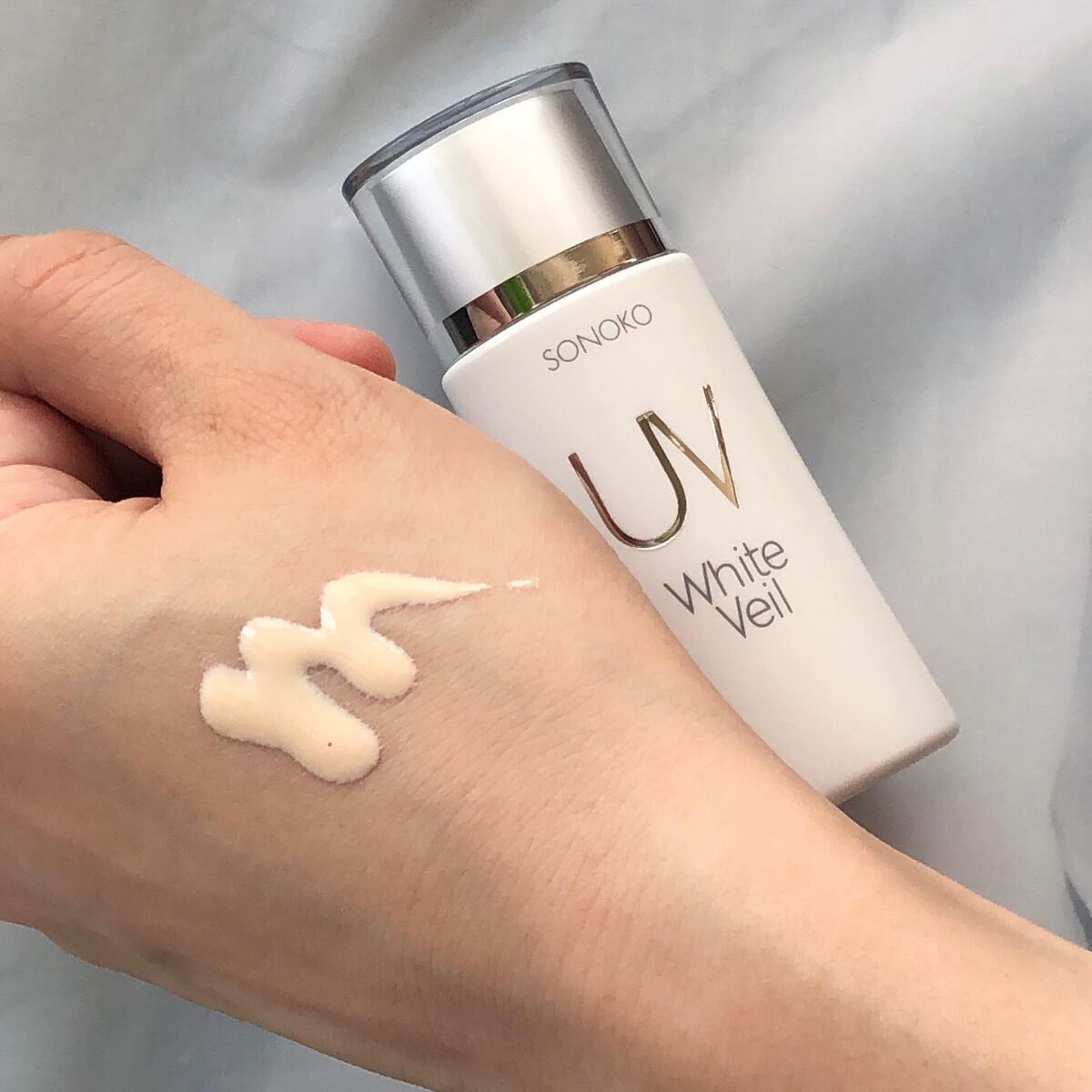 UVホワイトヴェール/SONOKO/化粧下地を使ったクチコミ(5枚目)