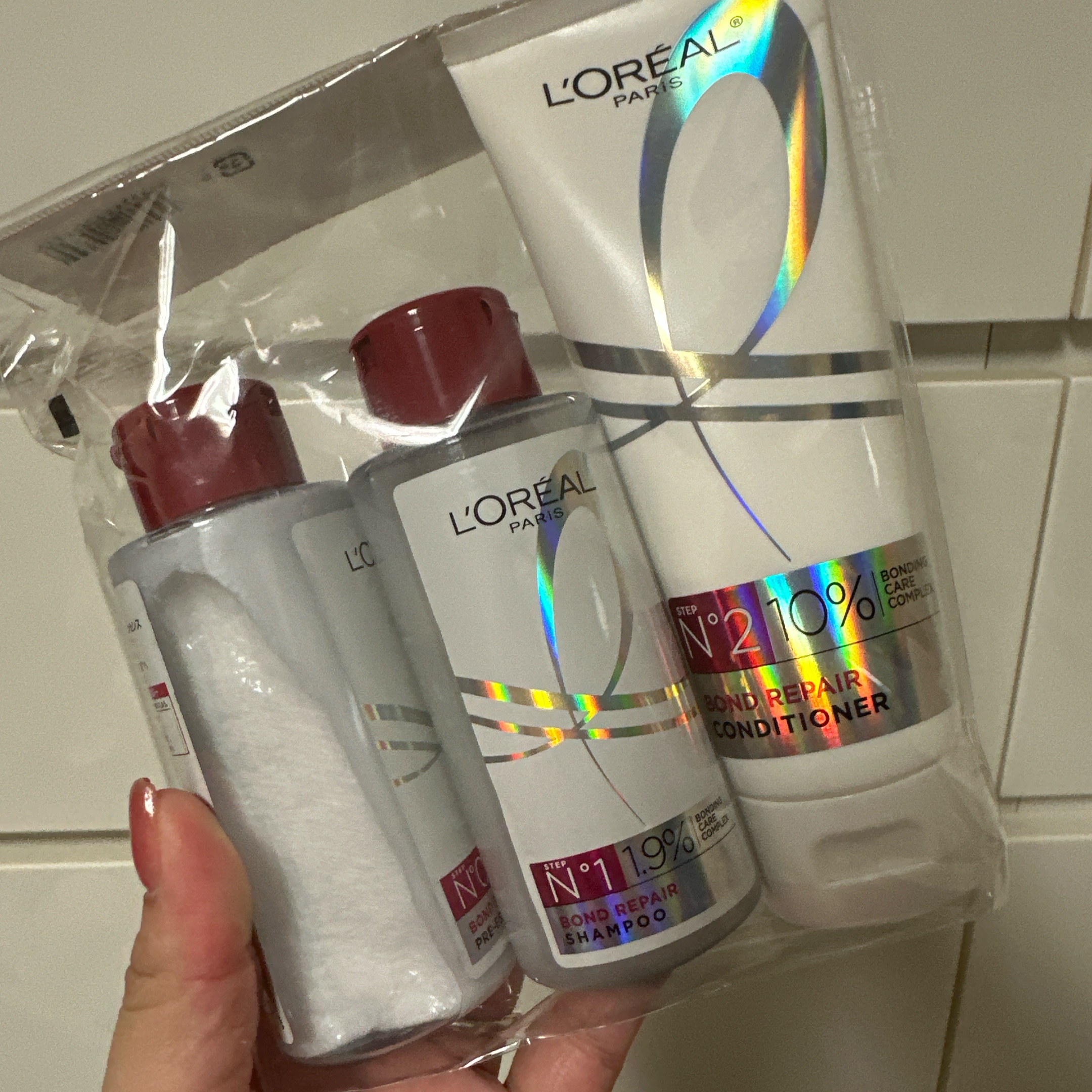 ロレアル パリ ボンド リペア シャンプー／コンディショナー/ロレアル パリ/市販シャンプーを使ったクチコミ（1枚目）