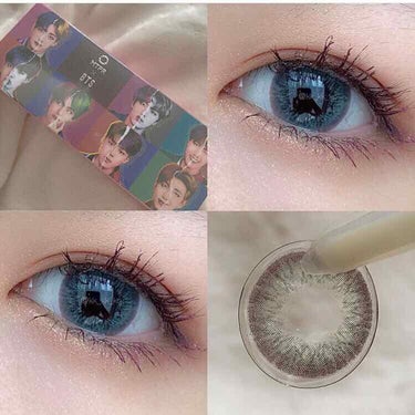 BTS DNA & IDOL Lens- 1DAY [IDOL LINE] MY SELF GRAY(マイセルフグレー)/MTPR/ワンデー（１DAY）カラコンを使ったクチコミ（1枚目）