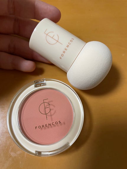 ピュアブラッシャー パフ付き/フォレンコス/パウダーチークを使ったクチコミ(2枚目)