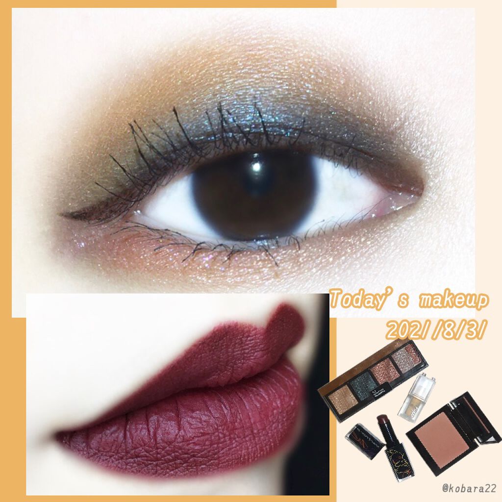 ミニエアリーディップパウダー 03 洗練BEIGE/Fujiko/単色アイシャドウを使ったクチコミ（1枚目）