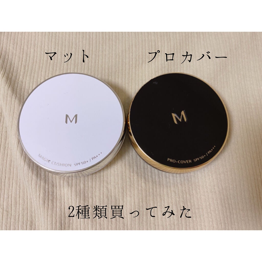 M クッションファンデーション(マット)/MISSHA/クッションファンデーションを使ったクチコミ(2枚目)