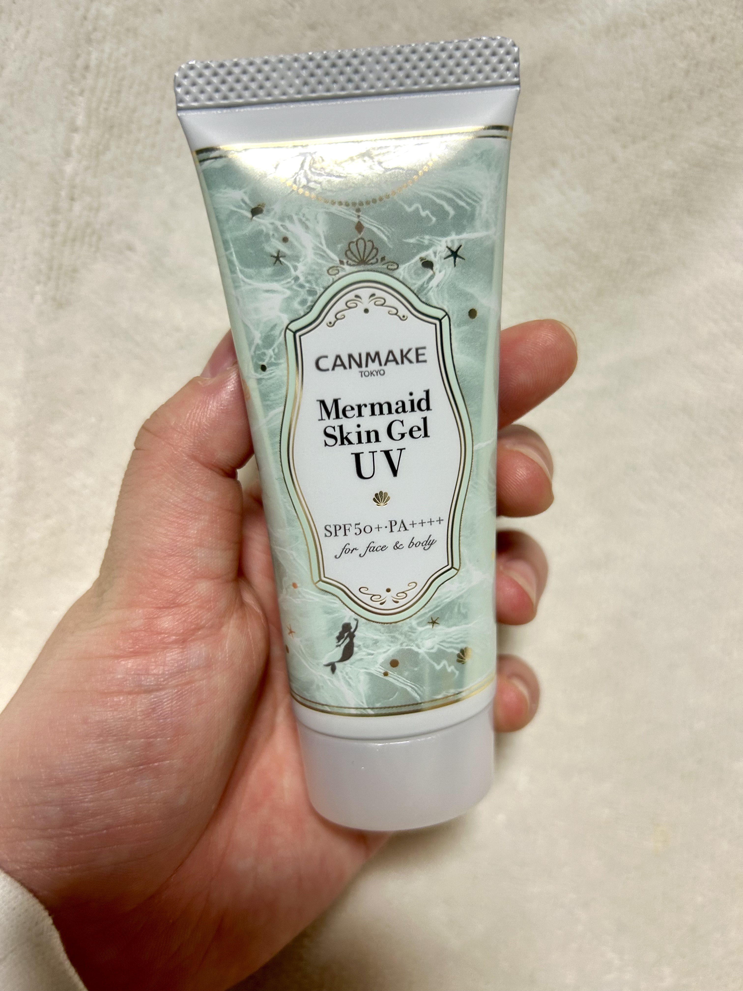 マーメイドスキンジェルUV/キャンメイク/日焼け止めジェルを使ったクチコミ（3枚目）